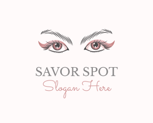 Cosmetic Eye Lashes logo design