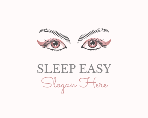 Cosmetic Eye Lashes logo design