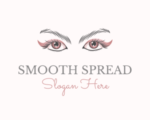 Cosmetic Eye Lashes logo design