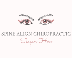 Cosmetic Eye Lashes logo design