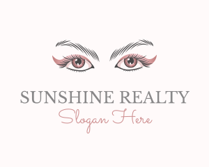 Cosmetic Eye Lashes logo design