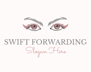 Cosmetic Eye Lashes logo design