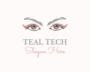 Cosmetic Eye Lashes logo design