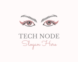 Cosmetic Eye Lashes logo design