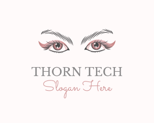 Cosmetic Eye Lashes logo design