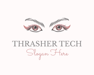 Cosmetic Eye Lashes logo design