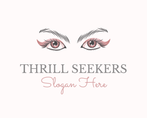 Cosmetic Eye Lashes logo design