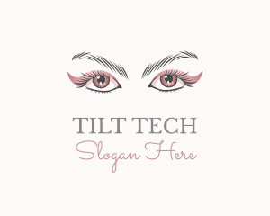 Cosmetic Eye Lashes logo design