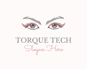 Cosmetic Eye Lashes logo design