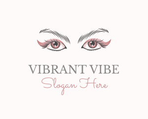 Cosmetic Eye Lashes logo design