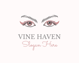 Cosmetic Eye Lashes logo design