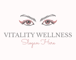 Cosmetic Eye Lashes logo design