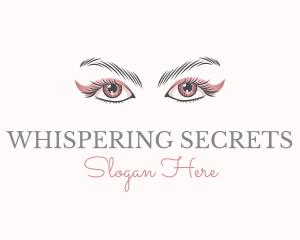 Cosmetic Eye Lashes logo design