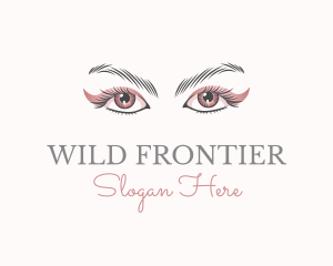 Cosmetic Eye Lashes logo design