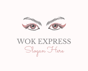 Cosmetic Eye Lashes logo design