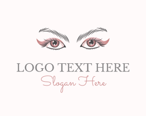 Cosmetics - Cosmetic Eye Lashes logo design