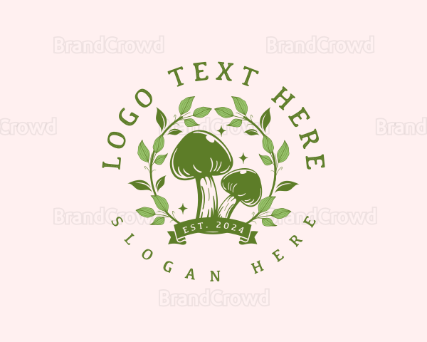 Nature Mushroom Garden Logo