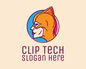 Wrestler Female Superhero logo design