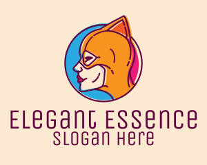 Female - Wrestler Female Superhero logo design