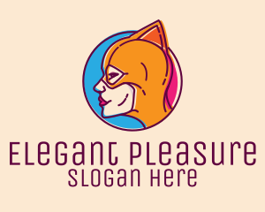 Adult - Wrestler Female Superhero logo design