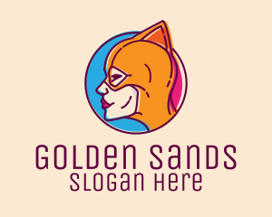 Wrestler Female Superhero logo design