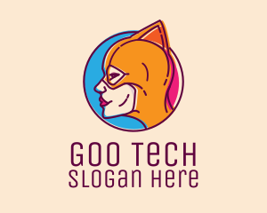 Wrestler Female Superhero logo design