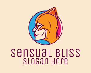 Adult - Wrestler Female Superhero logo design