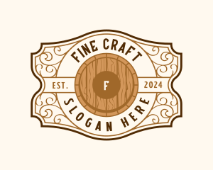 Brewery Barrel Beverage logo design