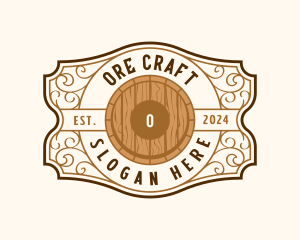 Brewery Barrel Beverage logo design