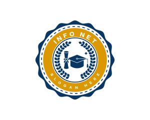 Graduation Education Academy School Logo