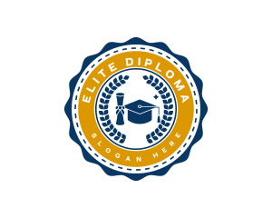 Diploma - Graduation Education Academy logo design