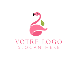Multicolor - Tropical Flamingo Bird logo design
