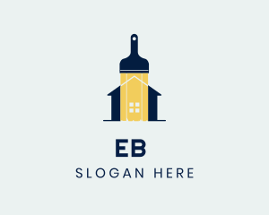 Blue - Modern House Paint logo design