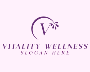 Wellness Leaf Plant  logo design