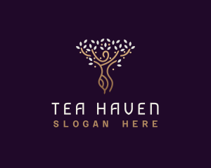 Tree Woman Spa logo design