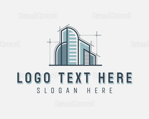 Skyscraper Building Architect Logo