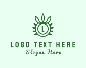 Herbal - Natural Organic Crown logo design
