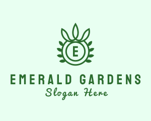 Natural Organic Crown logo design