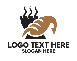 Bread - Coffee & Bread Cafe logo design