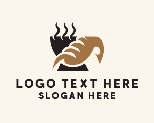 Hot Chocolate - Coffee Bread Cafe logo design