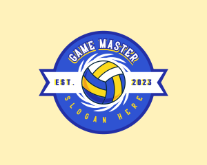 Player - Volleyball Team Player logo design