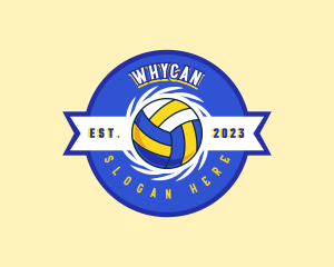League - Volleyball Team Player logo design