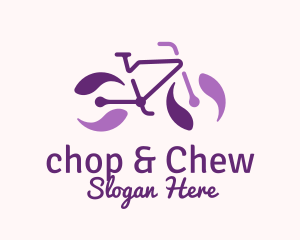 Purple Bicycle Marble Logo