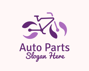 Purple Bicycle Marble logo design