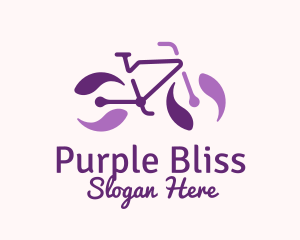 Purple Bicycle Marble logo design