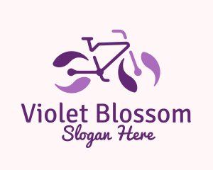 Purple Bicycle Marble logo design