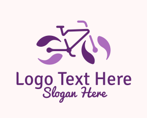 Purple Bicycle Marble Logo