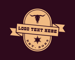 Horns - Bull Horn Western Grill logo design