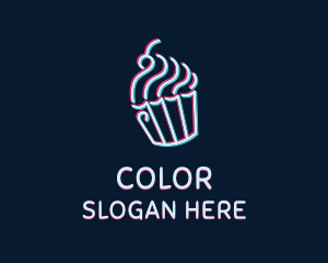 Cupcake Glitch Logo