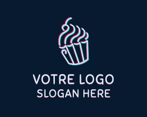 Cupcake Glitch Logo